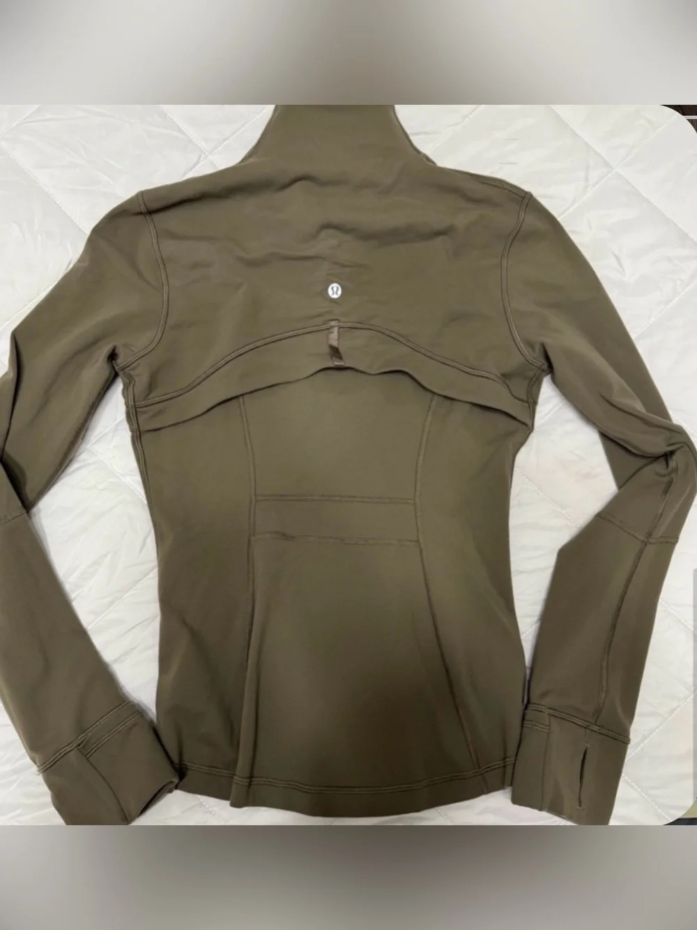 Lululemon Athletica Women’s Luon Define  Jacket Dark Olive First Release size 8